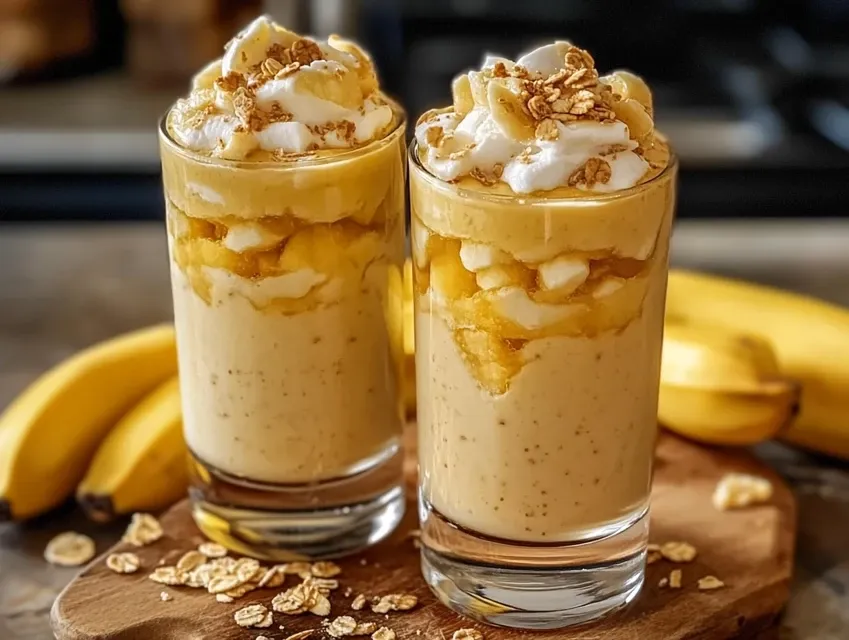 Smoothie bananowo-orzechowe