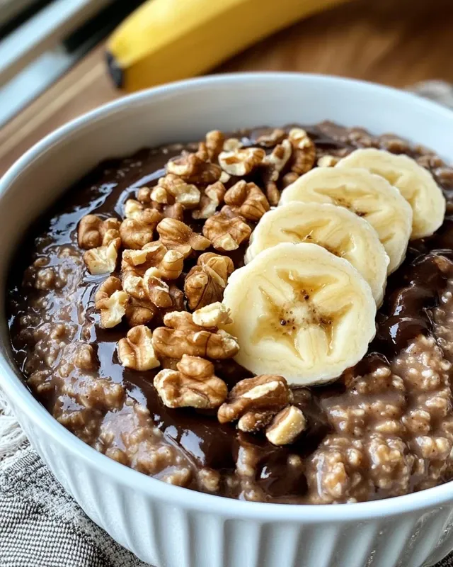 OWSIANKA CZEKOLADOWO-BANANOWA