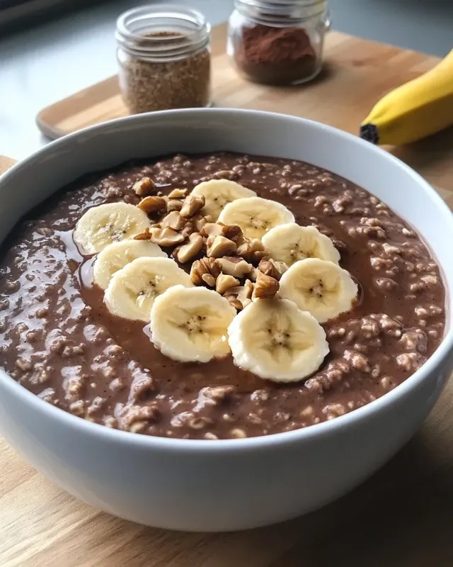 OWSIANKA CZEKOLADOWO-BANANOWA