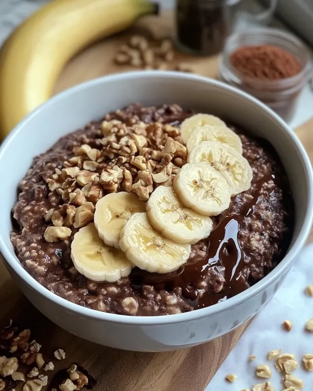 OWSIANKA CZEKOLADOWO-BANANOWA