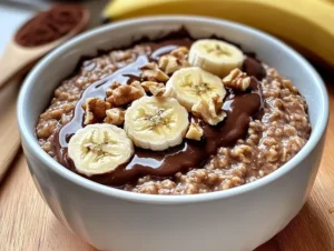 OWSIANKA CZEKOLADOWO-BANANOWA