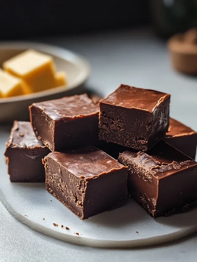 Czekoladowy fudge z serka wiejskiego to pyszny deser.