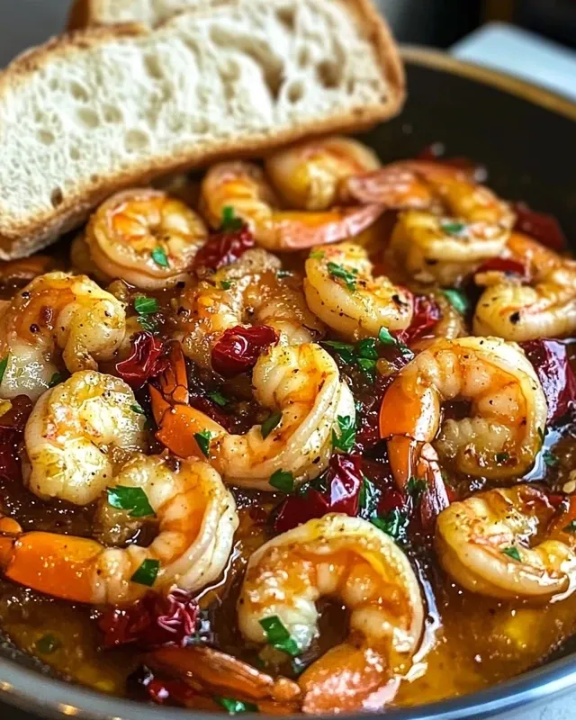 Krewetki z czosnkiem gambas 