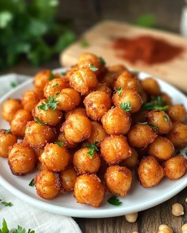 pieczona cieciorka z przyprawami