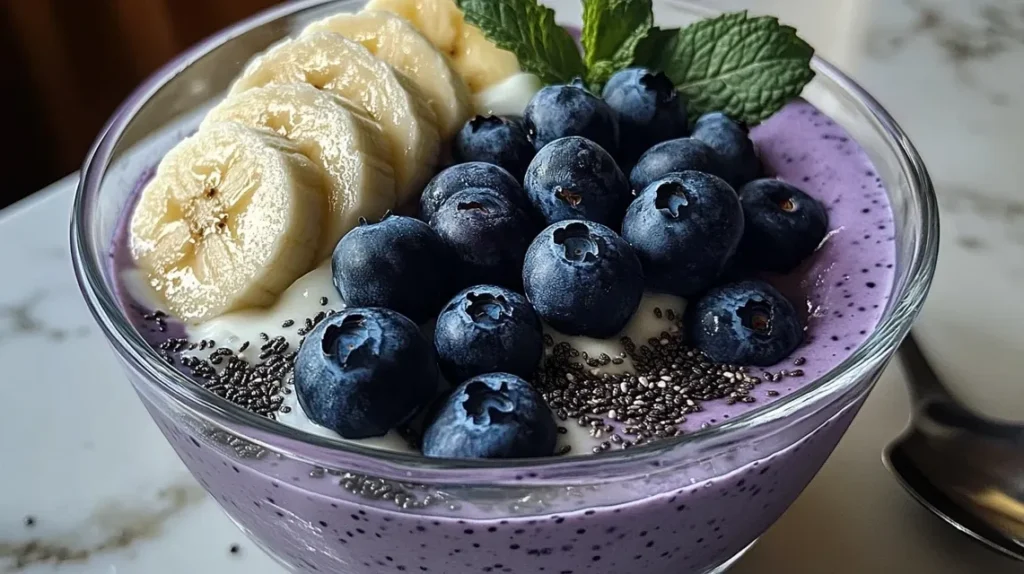 smoothie jagodowe z chia