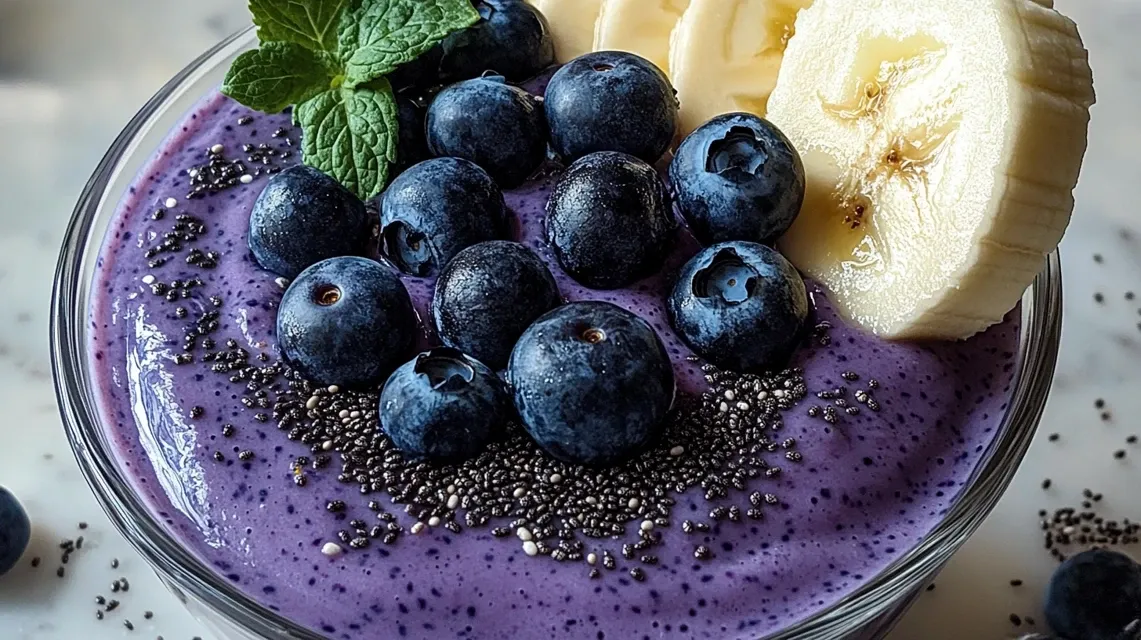 smoothie jagodowe z chia