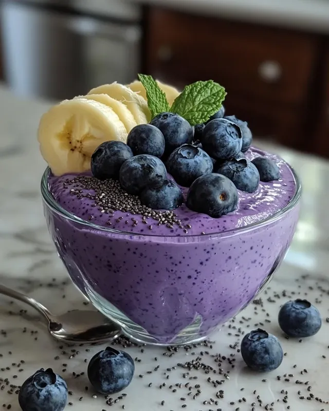 smoothie jagodowe z chia