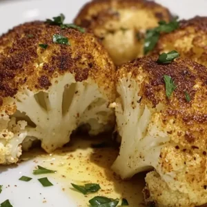 pieczony kalafior z parmezanem