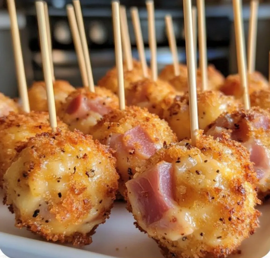 cake pops słone z szynką i serem