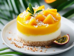 sernik z mango i białą czekoladą przepis