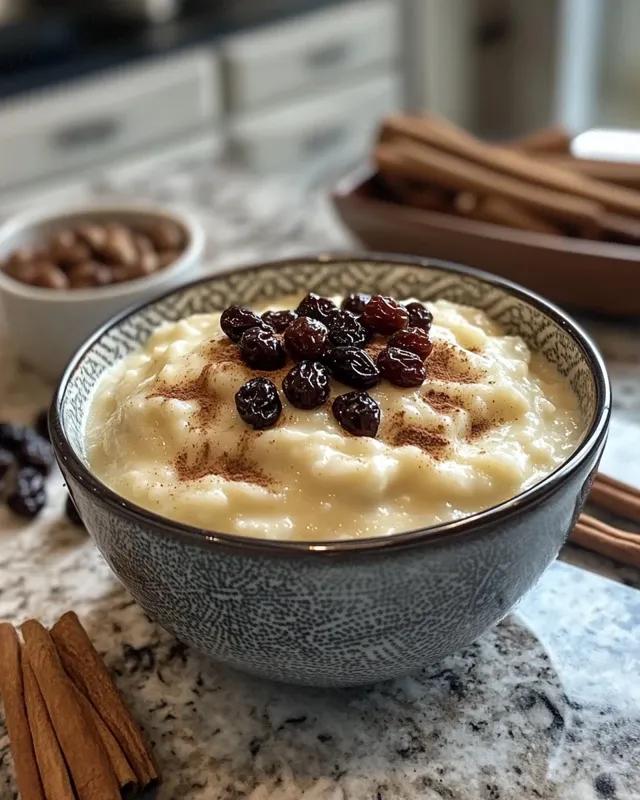 Pudding ryżowy z cynamonem