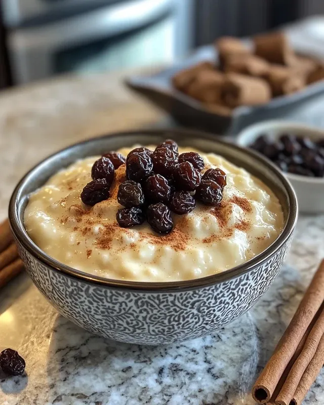 Pudding ryżowy z cynamonem