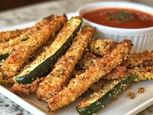 Frytki z cukinii z parmezanem