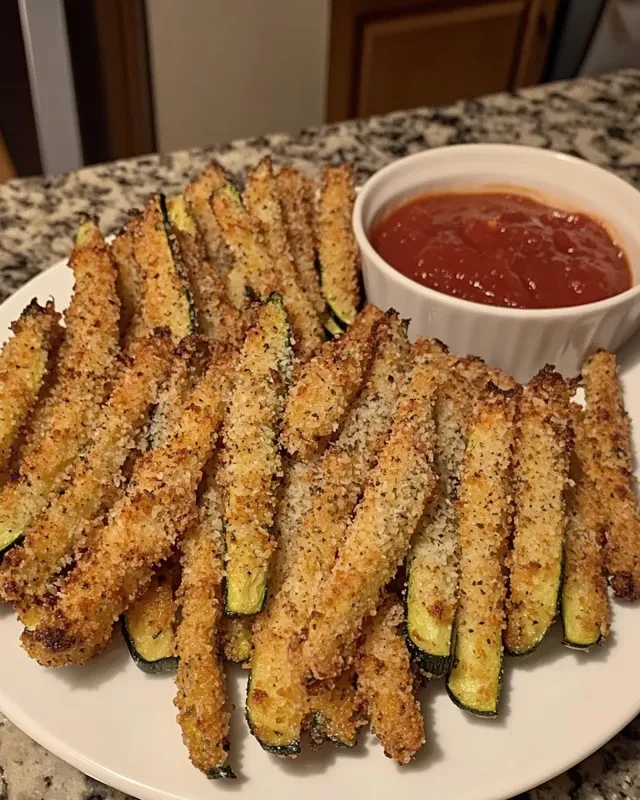 Frytki z cukinii z parmezanem