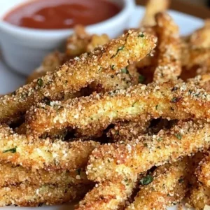 Frytki z cukinii z parmezanem