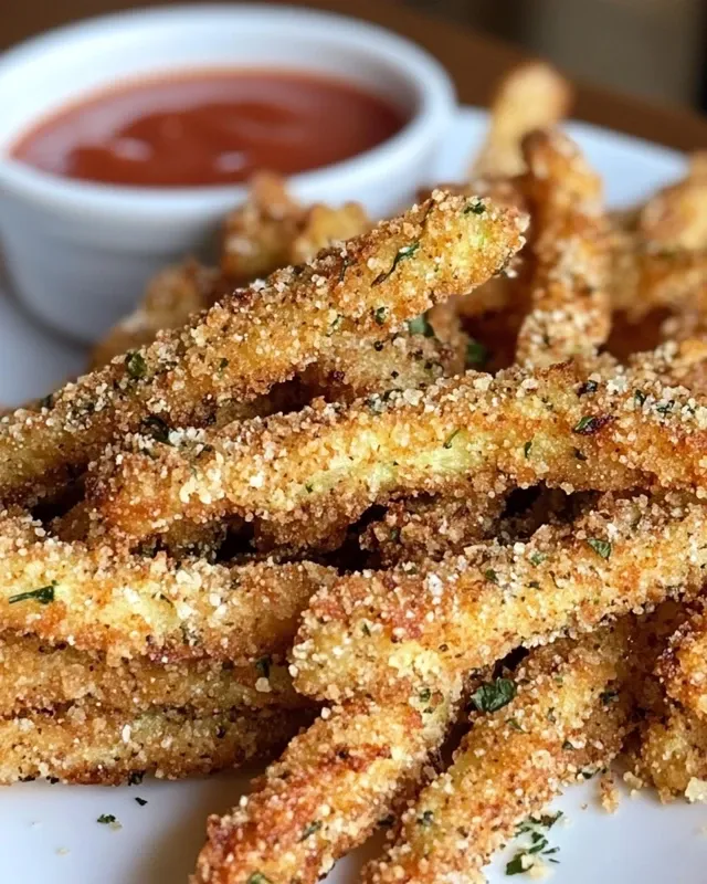 Frytki z cukinii z parmezanem