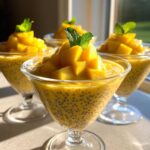 pudding chia z mango tropicalnym
