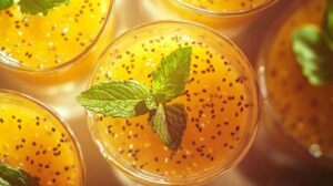 pudding chia z mango tropicalnym