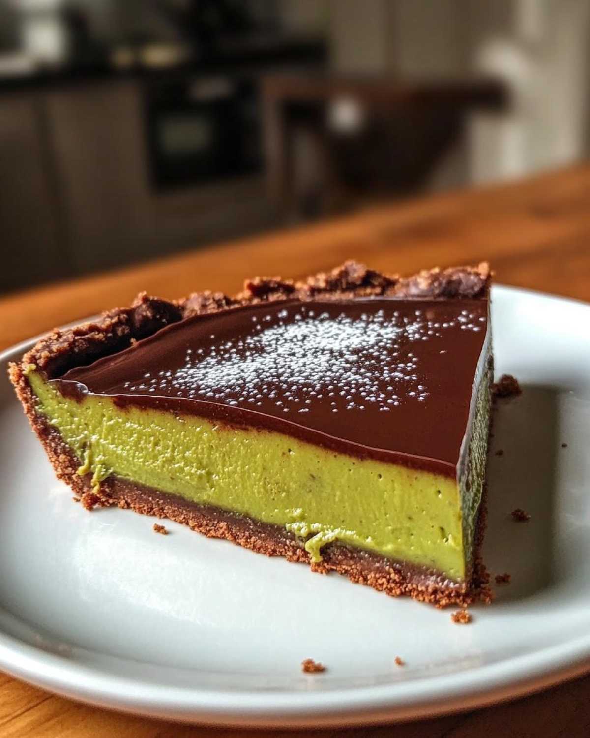tarta czeko-waniliowa z awokado bez pieczenia - detail 1