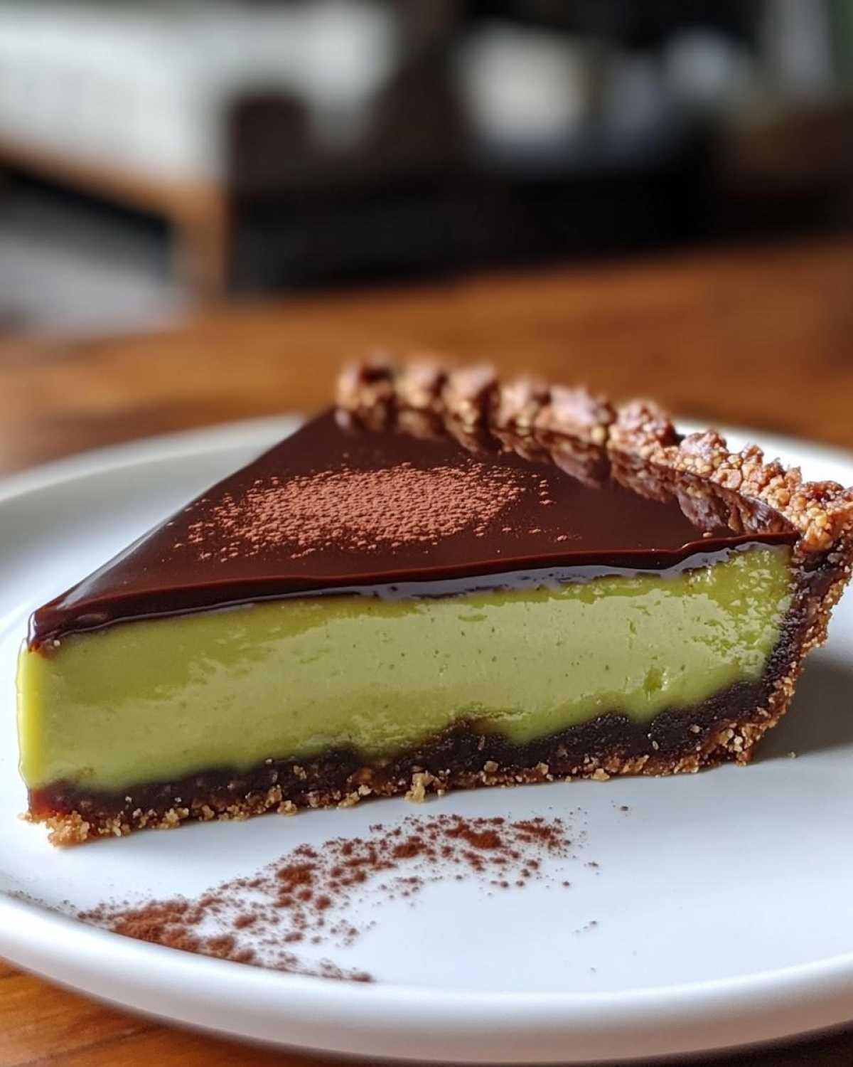 tarta czeko-waniliowa z awokado bez pieczenia - detail 2